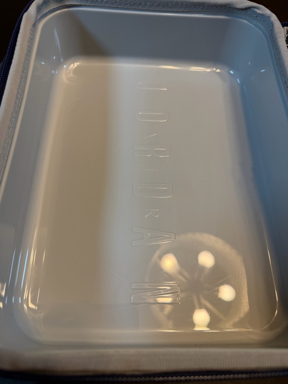 New Nike Air Jordan Insulated Lunch Box Blue White - Picture 11 of 12